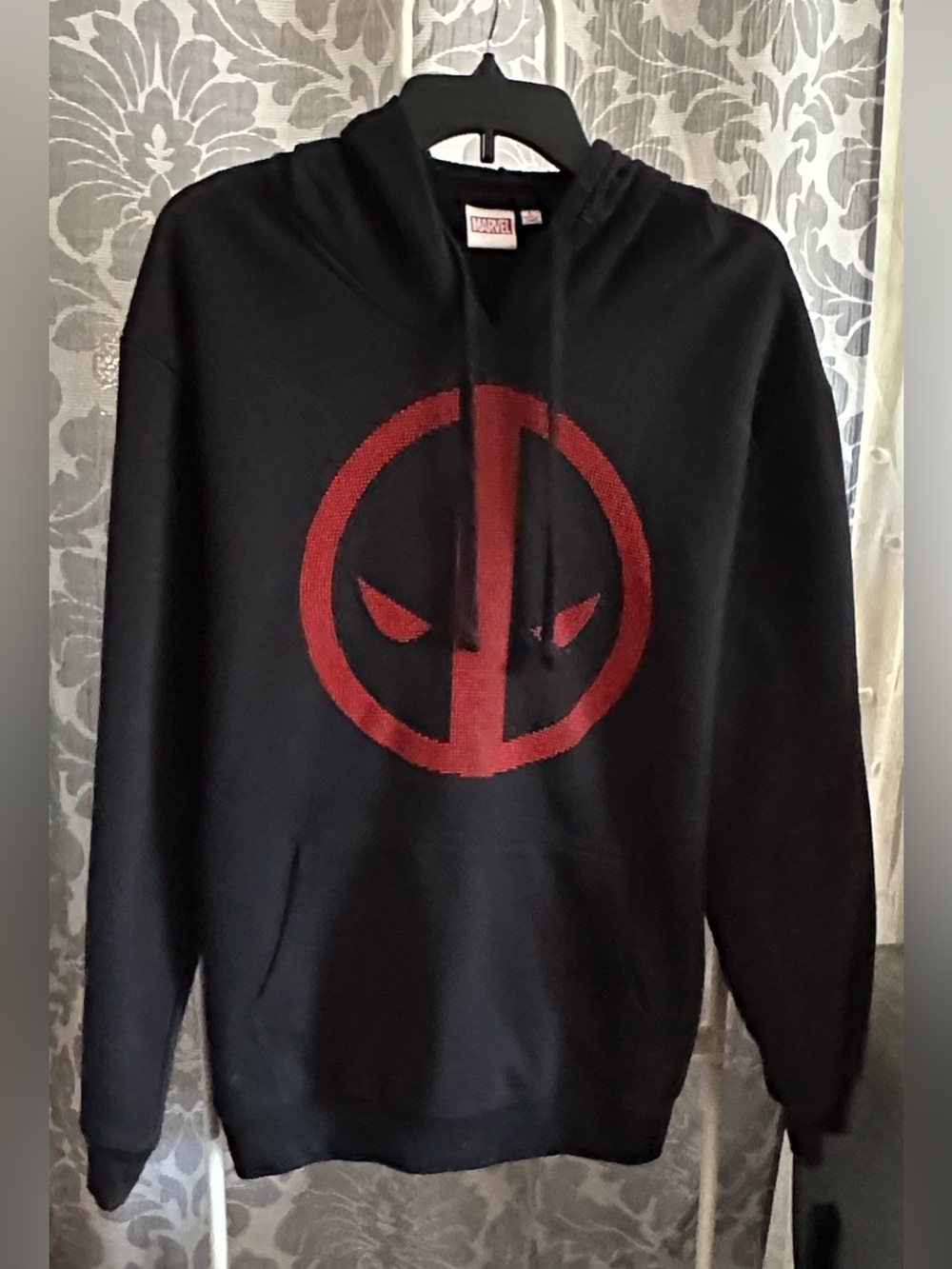 Marvel Deadpool Men’s Black Sweatshirt Size L